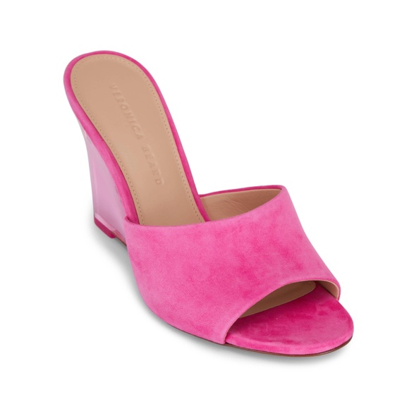 - Veronica Beard Dali Lucite Wedge Sandal 0875 - Picture 1 of 9